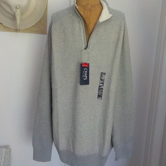 NEW CHAPS Big&Tall Sweater - Picture 4 of 11